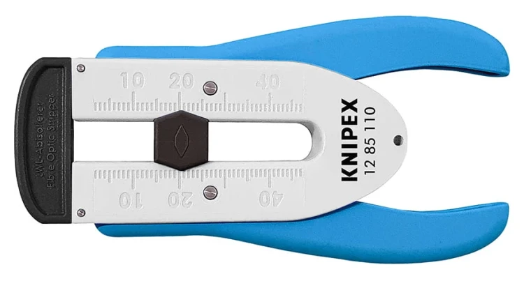 Ściągacz do usuwania pierwotnej izolacji ze światłowodów śr. 0,125 mm Knipex 12 85 110 SB - 1