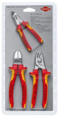 Zestaw szczypiec dla elektryka Knipex 00 31 30 BK V02 - 1