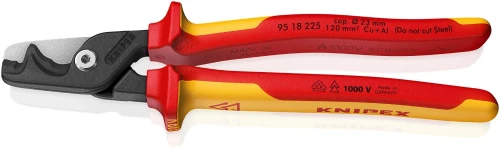 Nożyce do cięcia kabli ze stopniowanymi krawędziami tnącymi Knipex StepCut® XL Knipex - 1