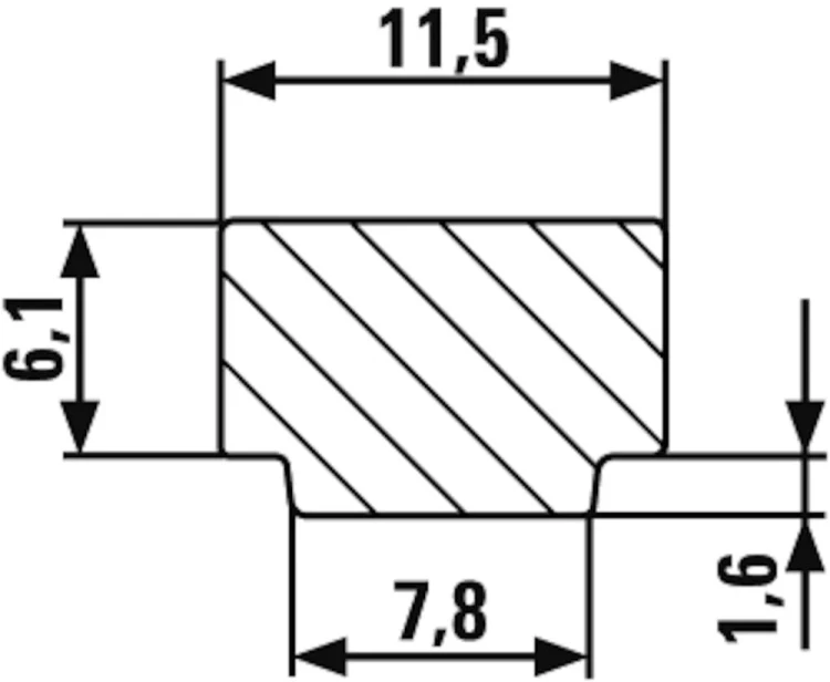 Ścisk (zacisk) dźwigniowy do szyn 160/60 mm 2400 N GTRH Bessey GTR16S6H