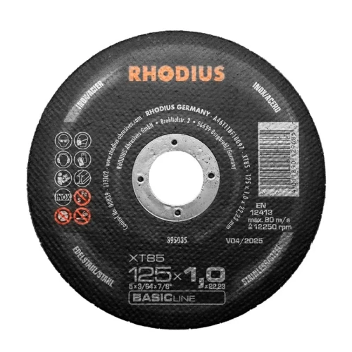 Tarcza do cięcia metalu Basic Rhodius XT85 - 1