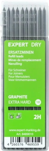 Wkłady (rysiki) do ołówka automatycznego grafitowe 2,8 mm EXTRA HARD 2 H Expert