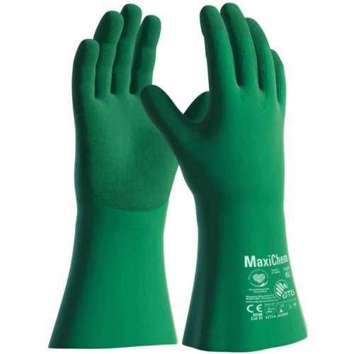 Rękawice chemoodporne MaxiChem ATG 76-830