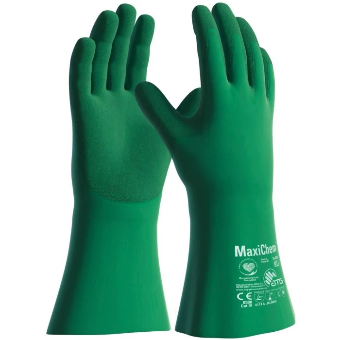 Rękawice chemoodporne MaxiChem ATG 76-830