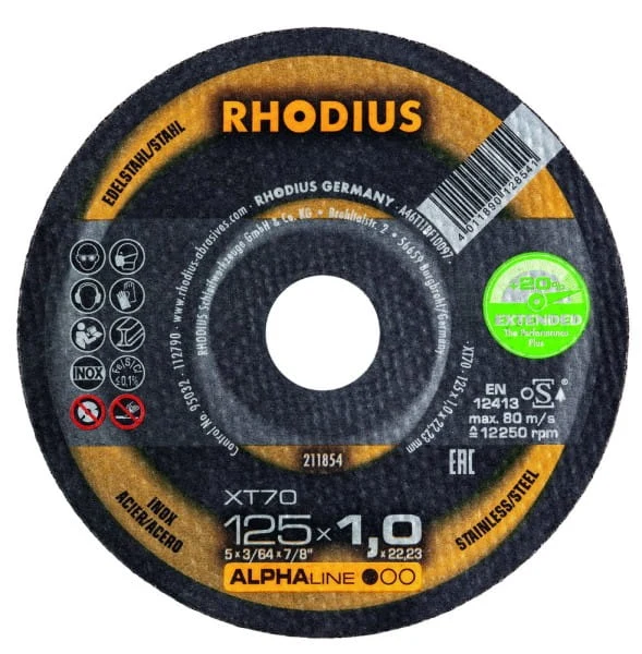 Tarcza do cięcia metalu Rhodius XT70