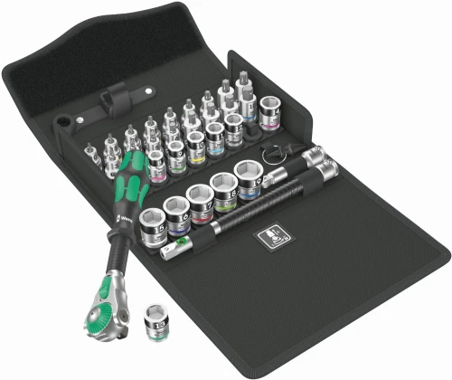 Zestaw kluczy nasadowych z grzechotką Zyklop Speed 3/8" 8100 SB All-in, 35 część Wera 1