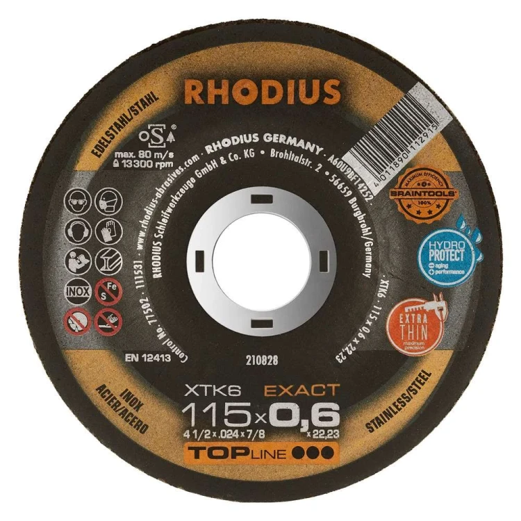 Tarcza do cięcia metalu XTK EXACT RHODIUS - 1