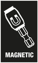 Bity (groty) nierdzewne w zestawie Bit-Check 7 TX Universal 1, 7 części Wera - 7