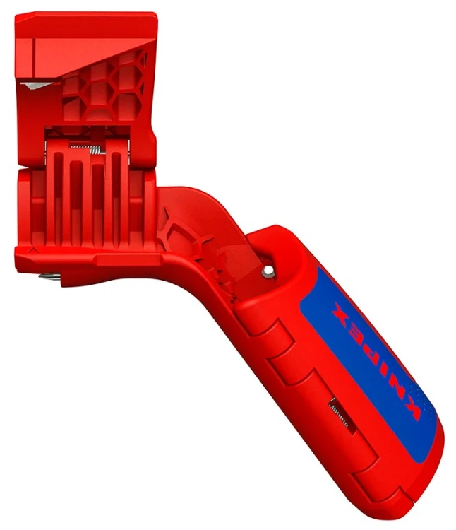 Ściągacz izolacji zewnętrznej z przewodów okrągłych śr. 12–28 mm ErgoStrip XL Knipex 16 95 11 -15