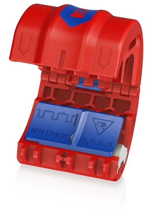 Obcinak do cięcia okrągłych rur falistych o śr. 19-56 mm BiX Knipex 90 22 10 V01 16