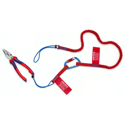 Szczypce (kombinerki) wielofunkcyjne uniwersalne ze szpiczastymi szczękami rękojeści Comfort 08 22 185 Knipex - możliwość zaczepiania linki zabezpieczającej - 5