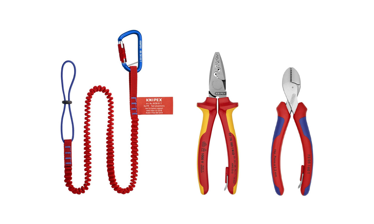 Narzędzia z zabezpieczeniem przed upadkiem